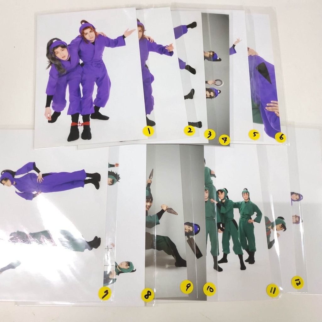 忍たま乱太郎 忍者亂太郎 生寫真 雙人 團體 生寫真 現貨 周邊【H2211460】