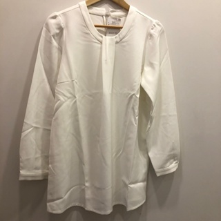BRAND楓月【CECILE】100％日本直送袖口蕾絲連身洋裝 (象牙白/ 多尺寸)