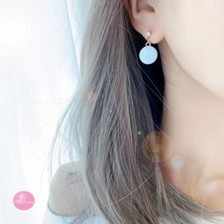 韓國 微笑心情耳環 夾式 針式 臺灣現貨 【Bonjouracc】