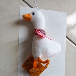 白鵝吊飾，可愛的4吋小白鵝