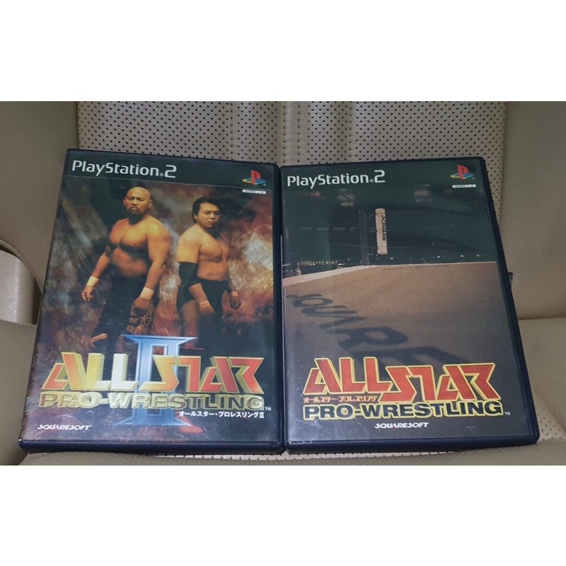 SONY PS2 原版遊戲 全日本明星職業摔角 1+2 All Star Pro Wrestling 1＋2