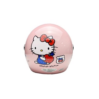 EVO CA003 蘋果KITTY 童帽 安全帽 三麗鷗 凱蒂貓 無嘴貓 智同 附發票
