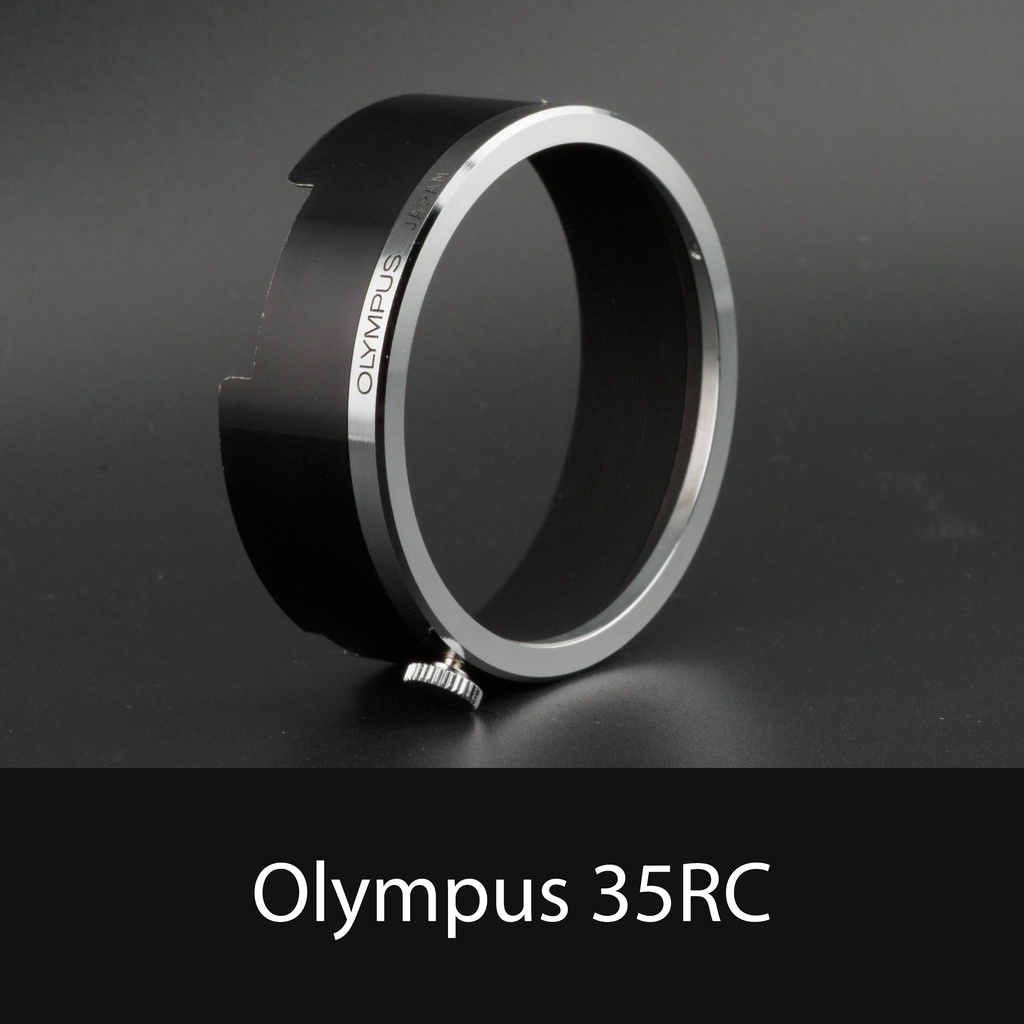 【底片效應】Olympus 35RC 原廠金屬遮光罩｜35ED、35EC2、35ECR 通用