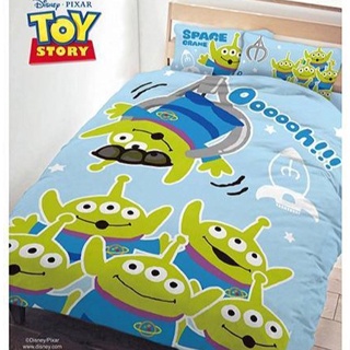 迪士尼正版授權 玩具總動員 三眼怪床包組 三眼怪兩用被 三眼怪 太空娃娃機 床包 床包組 兩用被 涼被