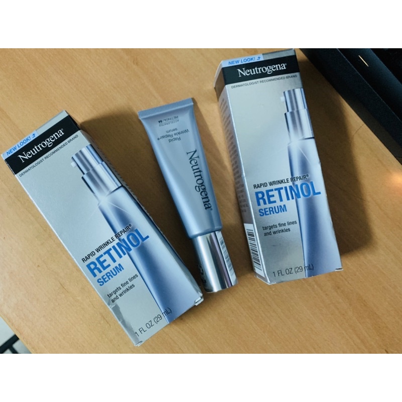 現貨Neutrogena 露得清 A醇抗皺加強版 retinol serum修復精華液 29ml