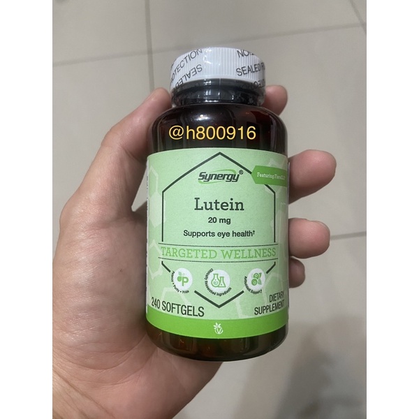 *~現貨~* Vitacost FloraGlo® Lutein 葉黃素 20mg 240顆 游離型