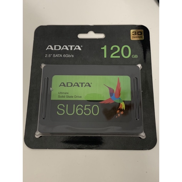 威剛 ADATA Ultimate SU650 SSD 固態硬碟 120GB