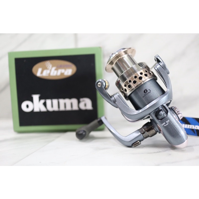 okuma 手煞車捲線器 力霸Lebra 手煞車 釣魚捲線器 2500 雙線杯