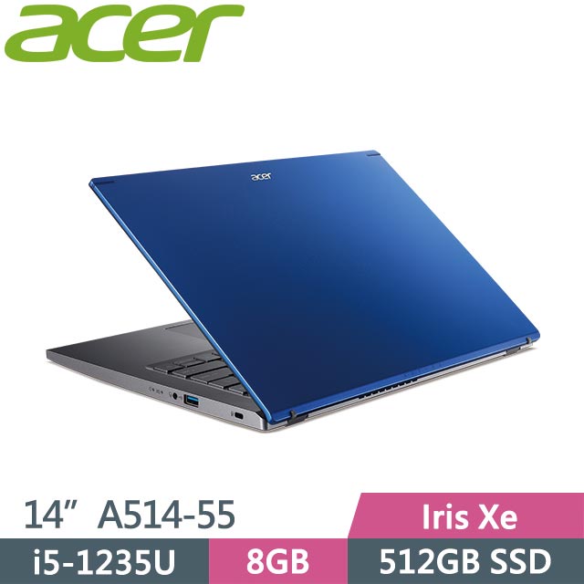 【ACER宏碁】 Aspire 5 A514-55-552X 藍輕薄筆電