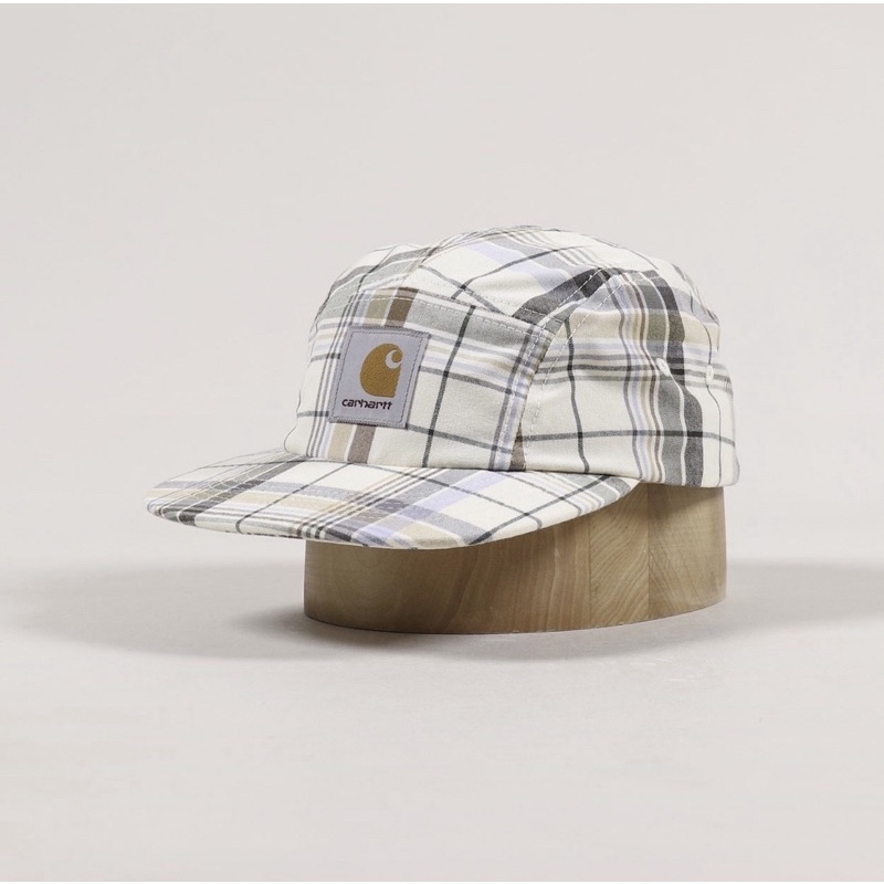 🧢稀有正品/免運🧢CARHARTT WIP 21SS - Vilay Cap 格紋帆布 五分割 帽 cap