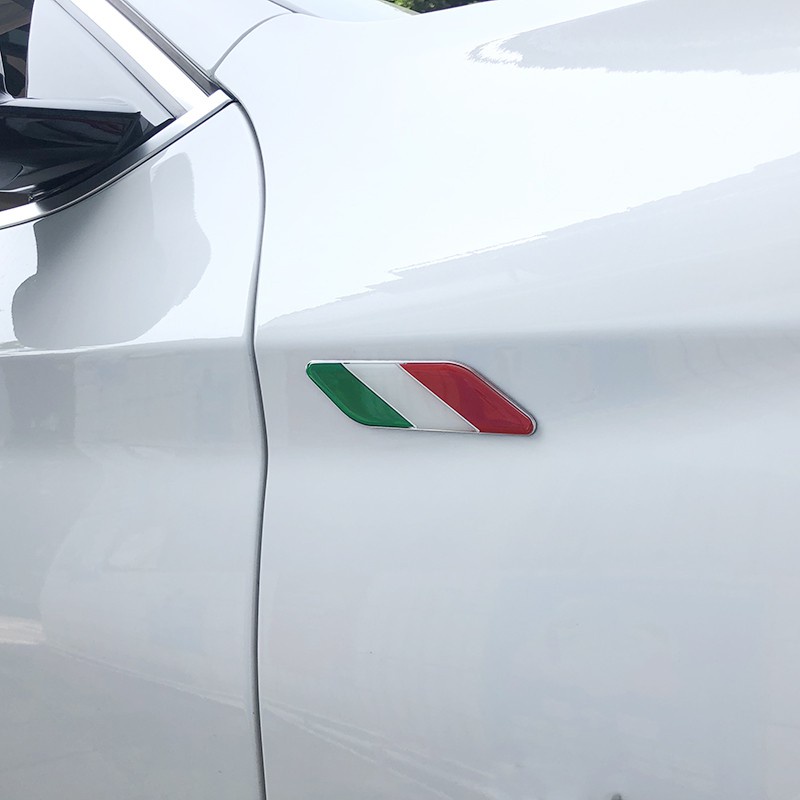 Alfa Romeo阿爾法羅密歐147 155 156 75 Gulia Mito 4C GTV車身裝潢貼葉子板側標裝飾