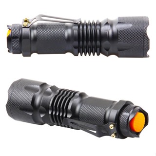【雜貨鋪】五段式 CREE XM - L2 迷你強光手電筒伸縮變焦調光 使用18650鋰電池 L2變焦手電筒 99