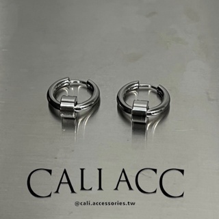 【CALI】醫療鋼/圓環/素面/設計/鈦鋼/耳環