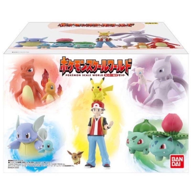 🔥金促咪24小時出貨🔥原廠正版Pokemon寶可夢 SCALE WORLD關都地區red卡咪龜妙蛙花火恐龍超夢伊布皮卡丘