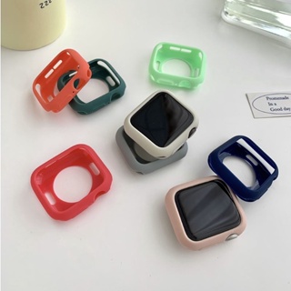 Apple watch保護殼 Ultra 保護殼 適用iwatch 8 7 6 SE 5 矽膠軟殼 44 45 49mm