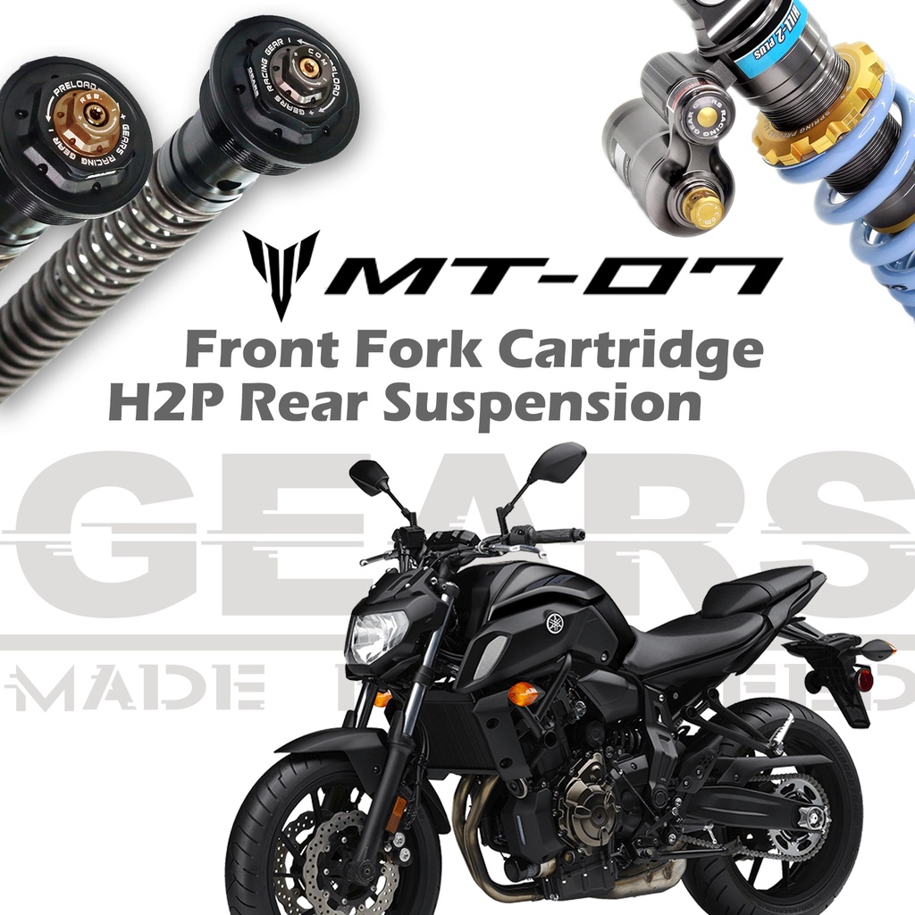 【GEARS集亞】MT07/XSR700 前叉阻尼內管匣FFC-250T/H2P後避震/EV2後避震器