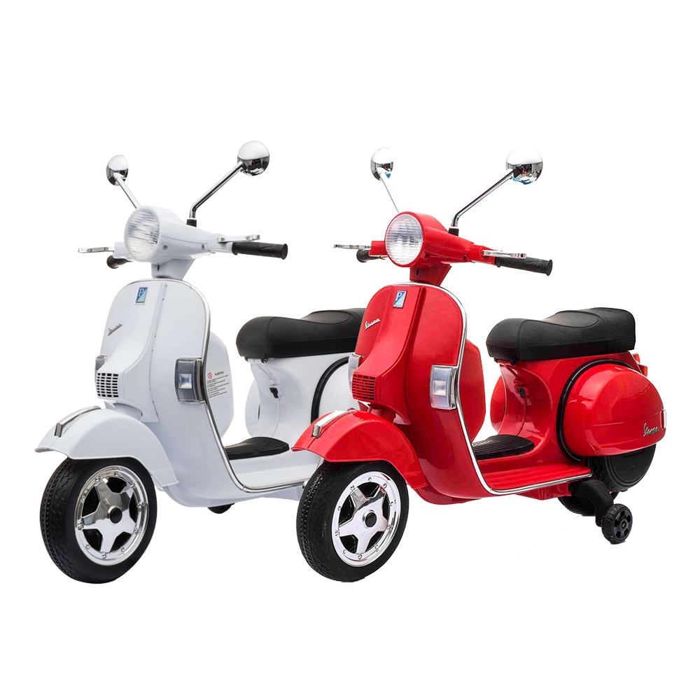 【聰明媽咪兒童超跑】Vespa 偉士牌 原版授權 兒童電動機車摩托車(PX150兩色可選) i-Smart 商城旗艦館