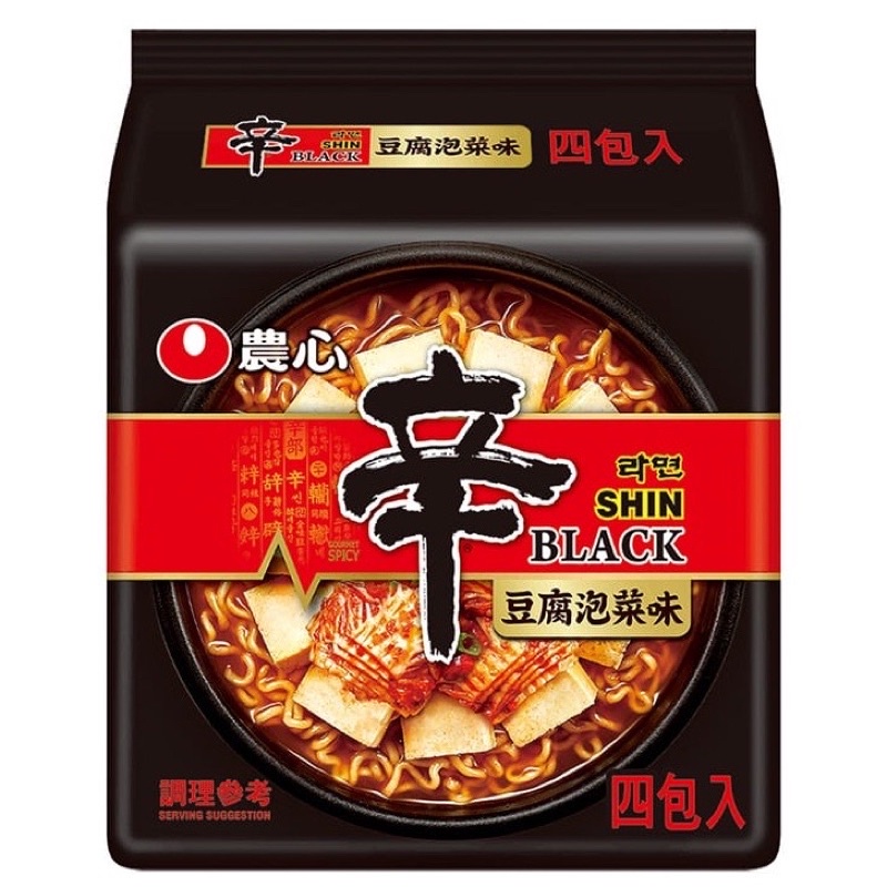 新賣家衝人氣 - 農心頂級黑辛拉麵 豆腐泡菜口味.效期2023.5.14 (現貨) 韓國當地的不是台灣的
