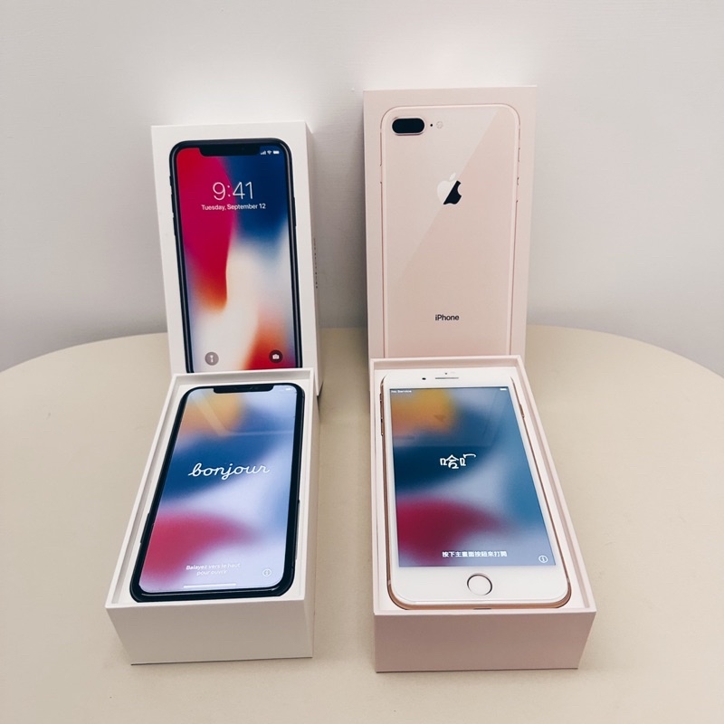 iphone X 256G黑色 iphone 8plus 256G 玫瑰金