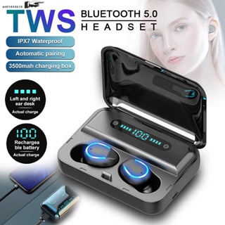 Bluetooth Earphones TWS 5.0 Smart Touch LED Display Waterpro