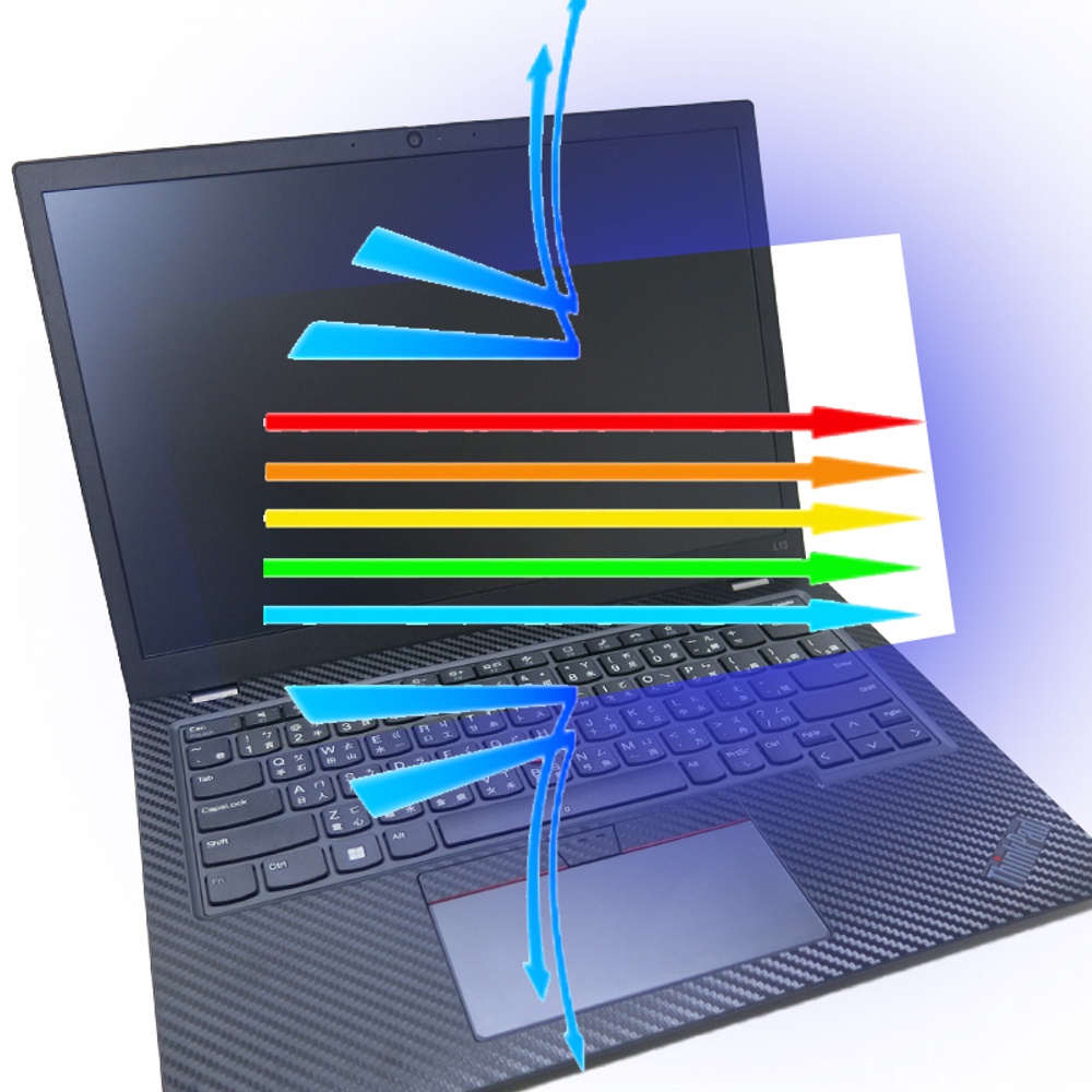 【Ezstick】Lenovo ThinkPad L13 Gen3 Gen4 防藍光螢幕貼 抗藍光 (可選鏡面或霧面)