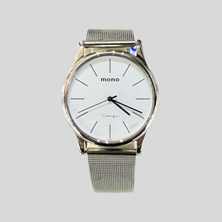 【柏儷鐘錶】MONO 質感文青 簡約白色大錶面 5003B-260/5003BS-260