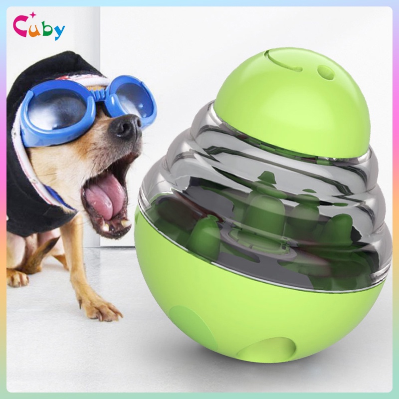 CUBY 狗狗玩具不倒翁漏食球 慢食球 漏食益智解悶神器 寵物玩具球 智力狗玩具自己玩 狗玩具 寵物用品 益智漏食玩具