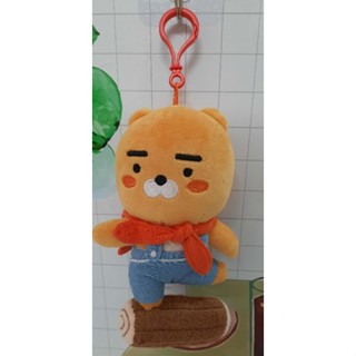 全新未使用 Kakao Friend 韓國 森林系列 萊恩Ryan踩木頭 吊飾 娃娃(收藏出清）