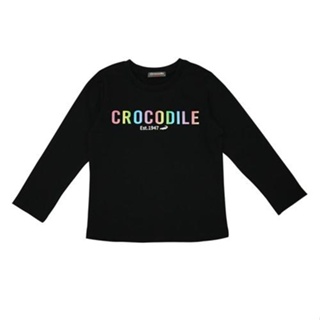 Crocodile Junior『小鱷魚童裝』630451 彩色LOGO T恤 Ggo(G購)