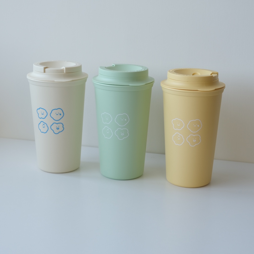 【方坊】手拿隨行杯 喜怒哀樂 450ml 韓國製 咖啡杯 隨身杯 辦公室小物 母親節禮物