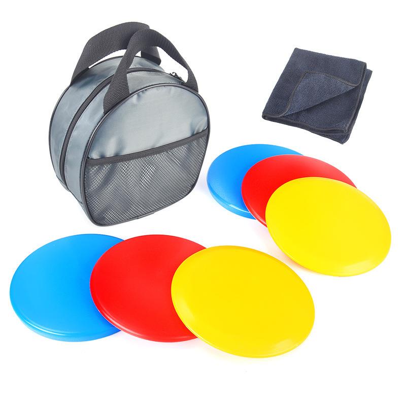 高爾夫飛盤 6 件裝飛盤帶手提袋戶外高爾夫遊戲盤高爾夫