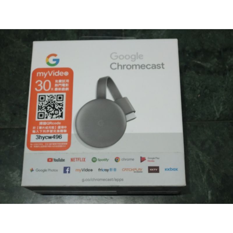 google chromecast 3 影音串流播放器