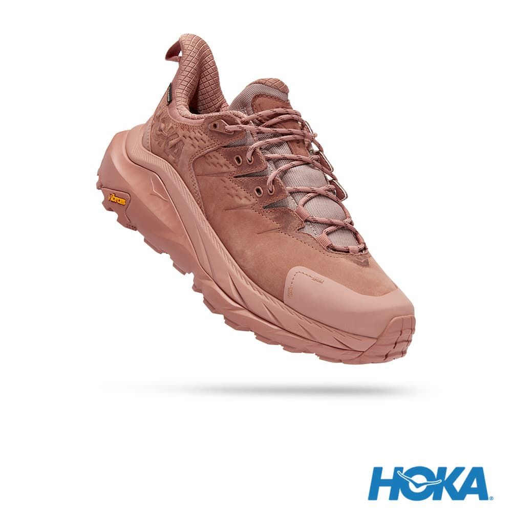 HOKA ONE ONE U Kaha 2 Low GTX 軟木褐/卡布奇諾登山鞋/登山露營戶外穿搭