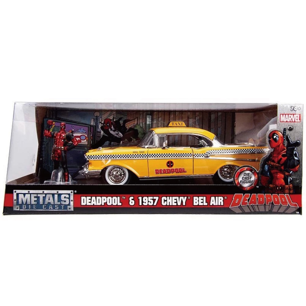 JADA  Marvel 1:24合金計程車+死仕公仔 ToysRUs玩具反斗城