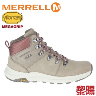 MERRELL 美國 ONTARIO 2 MID 高筒健行鞋 (原石/霧粉) 女款 防水透氣 31ML036502