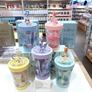 現貨 MINISO名創優品三麗鷗多彩隨行杯玉桂狗帕恰狗美樂蒂萌塑膠吸管杯水杯 水壺
