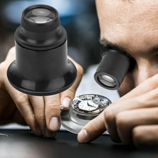 珠寶維修工具單筒放大鏡 20X/15X/10X/5X/3X 鏡頭便攜式雙玻璃珠寶手錶維修放大鏡專業精密