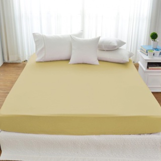 Cozy inn 簡單純色-奶茶金-200織精梳棉床包