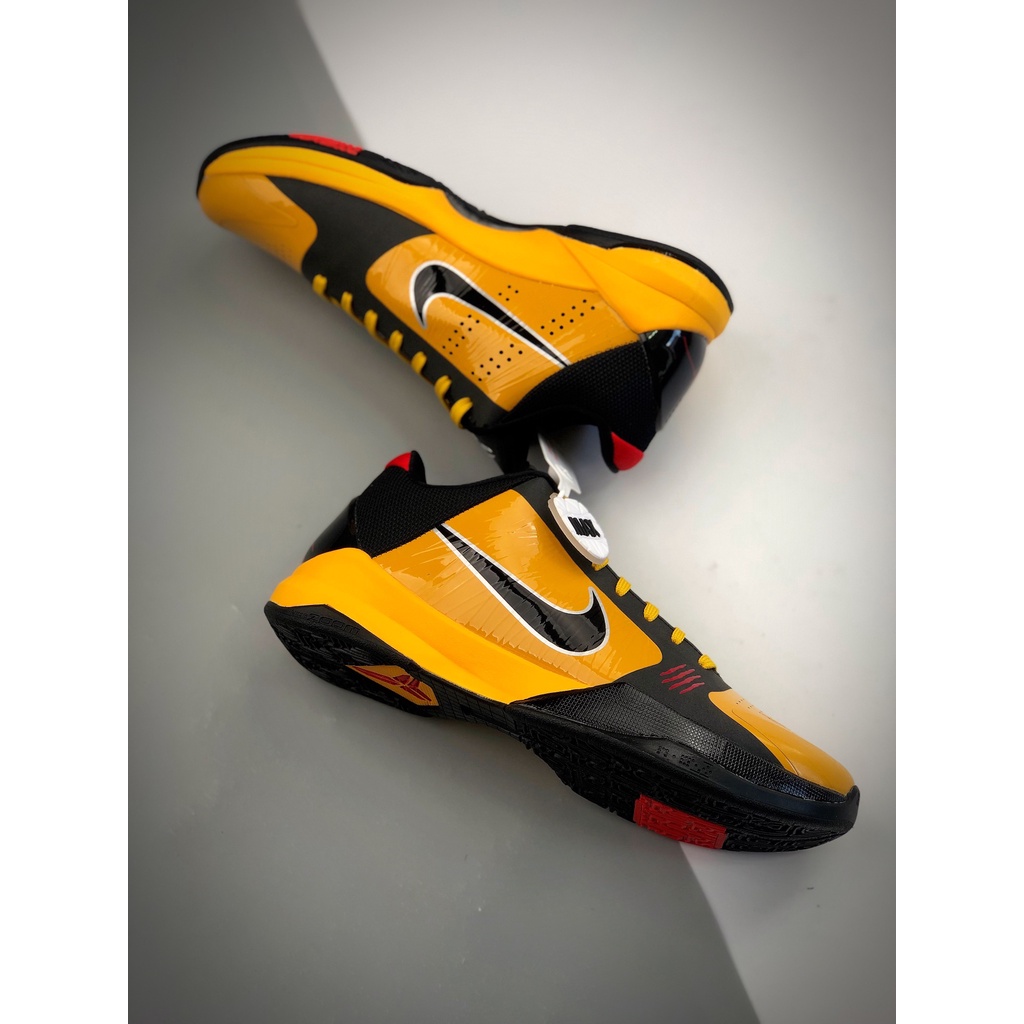 Image of 代購免運 Nike Kobe 5 Protro 黑黃 李小龍 科比5 男女同款 耐吉運動鞋籃球鞋 #4