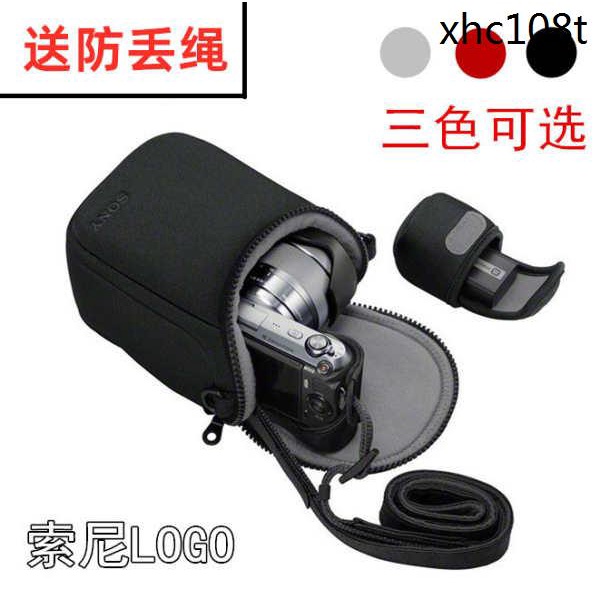 索尼ILCE-A6000 ZVE10 ZV-E10微單相機包16-50mm斜背包便攜保護套