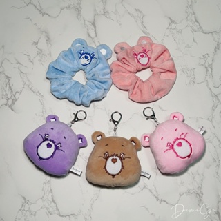 𝗗𝗲𝗺𝗶𝗚𝗼🇰🇷Daiso 韓國大創 彩虹熊 carebears 髮圈 吊飾 吊飾娃娃 造型髮圈 大腸圈 交換禮物