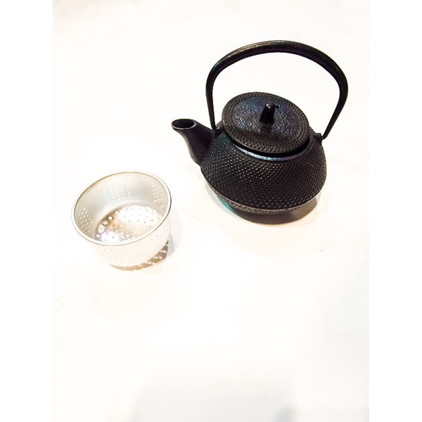 日本南部鐵器鐵鑄茶壺傳統工藝IH可使用帶濾茶器