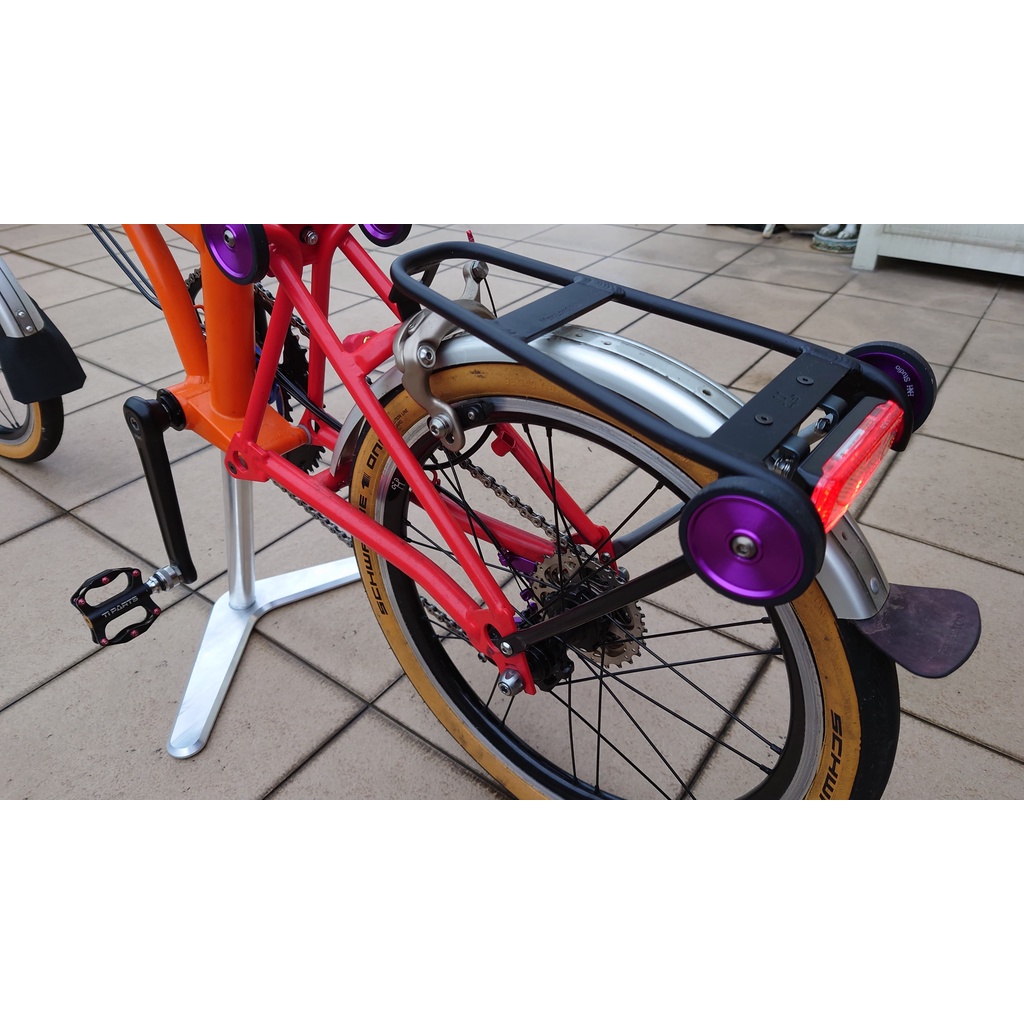 Brompton小布 鋁 Q Mini後貨架 Version 5 with reflector bracke (H&H)