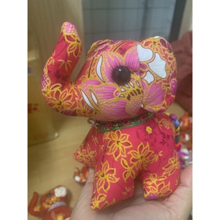 現貨 泰國🇹🇭 手工製作清邁當地小物 /可愛大象布娃娃 約13cm