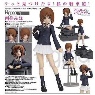 [殺肉阿北] Figma 211 西助美穗 少女與戰車 全新拆出裝備組 商品如附圖 不附盒寄出