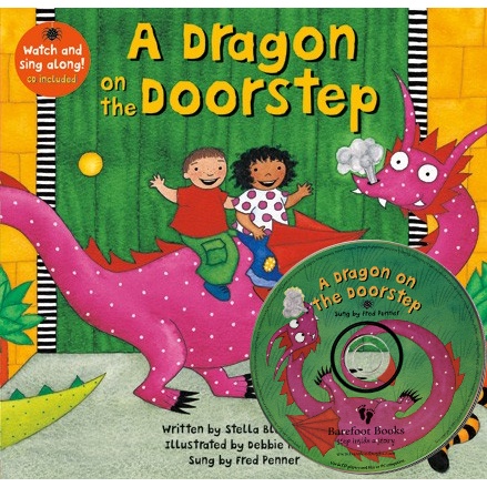 A Dragon on the Doorstep (1平裝+1CD)(韓國JY Books版) Saypen Edition 廖彩杏老師推薦有聲書第33週/Stella Blackstone【禮筑外文書店】