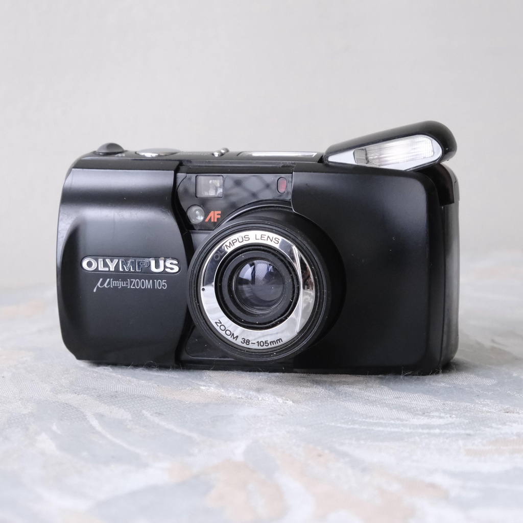 Olympus Mju zoom 140 (105) 黑喵底片傻瓜相機| 蝦皮購物