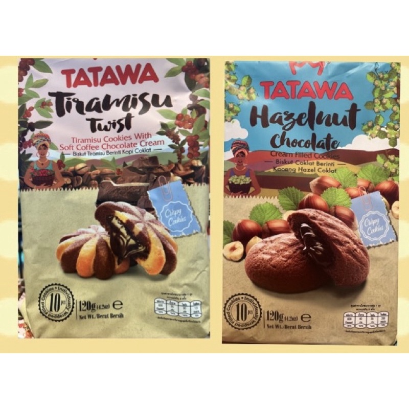 Tatawa 醇提拉米蘇溶岩餅/榛果巧克力熔岩餅120克（奶蛋素）