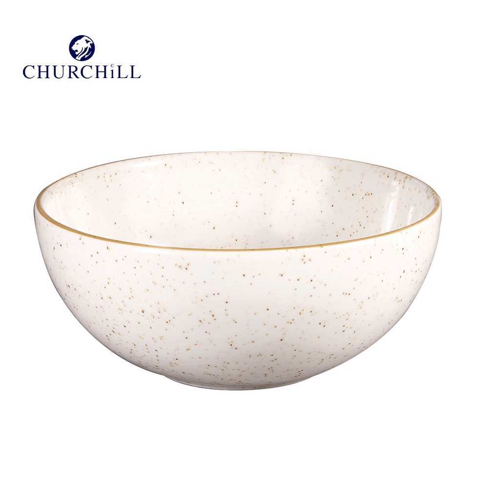 英國CHURCHiLL-點藏系列-米白色 13cm 湯碗/圓碗