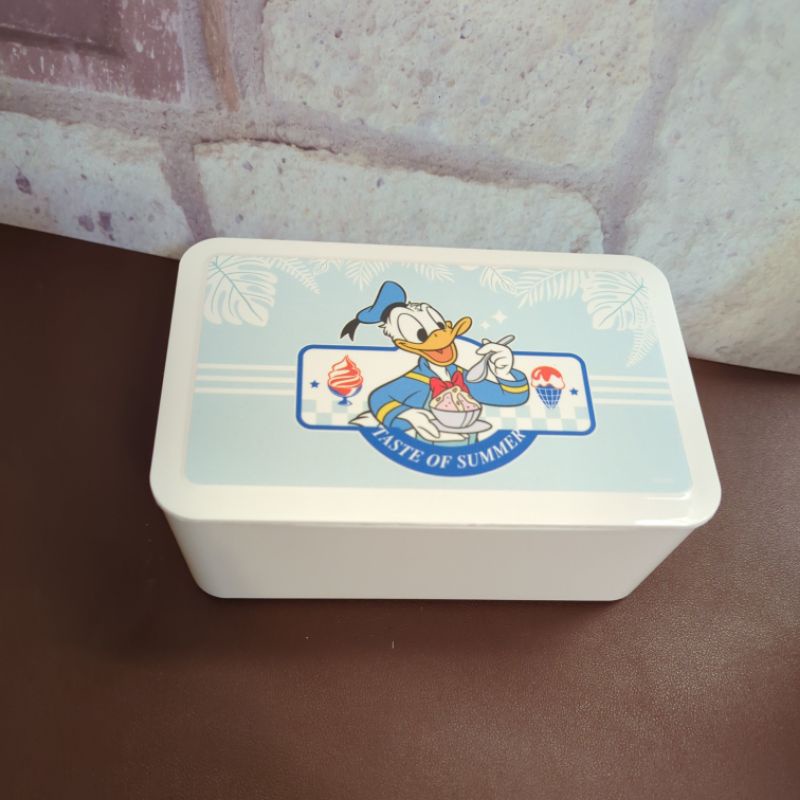 ❤️ 台灣現貨 ❤️ 台灣製 Disney 迪士尼塑膠收納盒 現貨 收納口罩 濕紙巾盒 抽取式盒 唐老鴨
